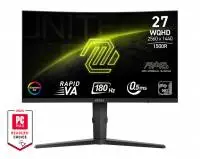 Монитор MSI MAG 275CQRF QD E2, 27", VA Curved 1500R, WQHD 2560x1440, 180Hz, 0.5ms, HDR, AMD FreeSync, DP, HDMI, USB Type-C 