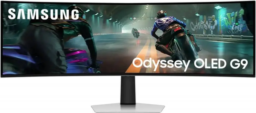 Монитор Samsung Odyssey OLED G9 G91SD, 49", QD-OLED Curved 1800R, DQHD 5120x1440, 144Hz, 0.03ms, HDR10+, AMD FreeSync Premium Pro, G-Sync Compatible - LS49DG910SUXEN