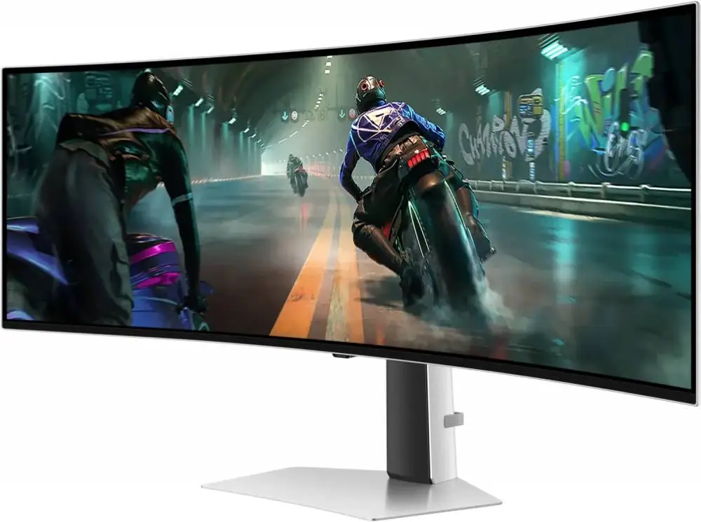 Монитор Samsung Odyssey OLED G9 G93SD, 49", QD-OLED Curved 1800R, DQHD 5120x1440, 240Hz, 0.03ms, HDR10+, AMD FreeSync Premium Pro, G-Sync Compatible - LS49DG934SUXEN
