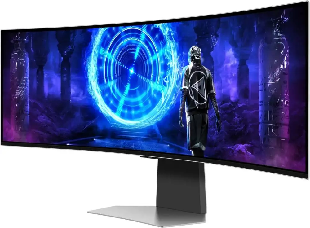 Монитор Samsung Odyssey OLED G9 G95SD, 49" Curved 1800R, DQHD 5120x1440, 240Hz, 0.03ms, HDR10+, AMD FreeSync Premium Pro, G-Sync Compatible