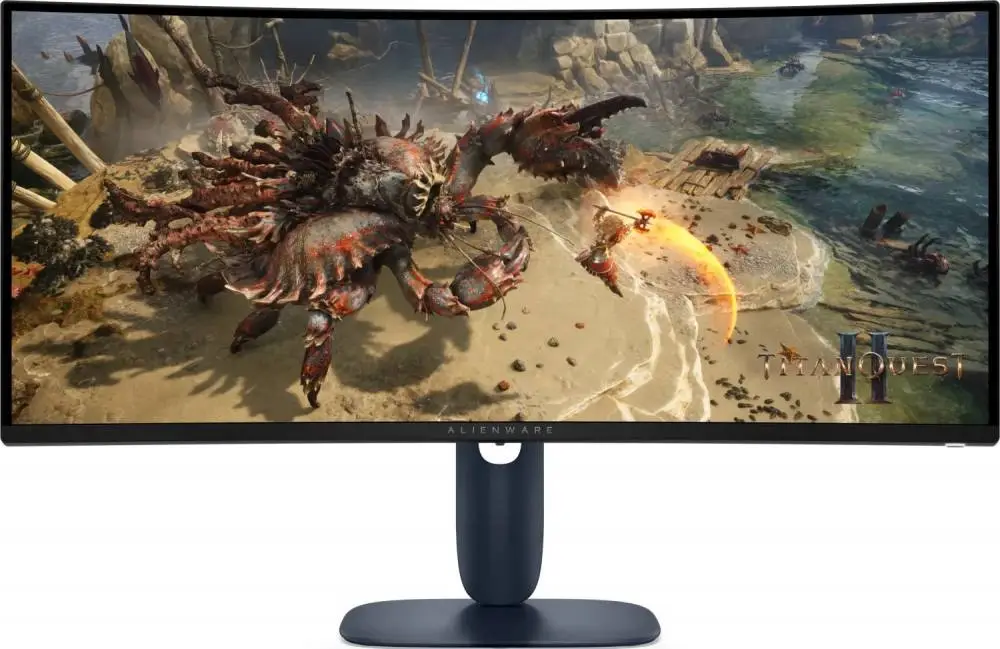 Монитор Alienware AW3425DWM, 34", VA QD‑OLED 3440×1440, 180Hz, 1 ms, HDMI/DP, AMD FreeSync, HDR400