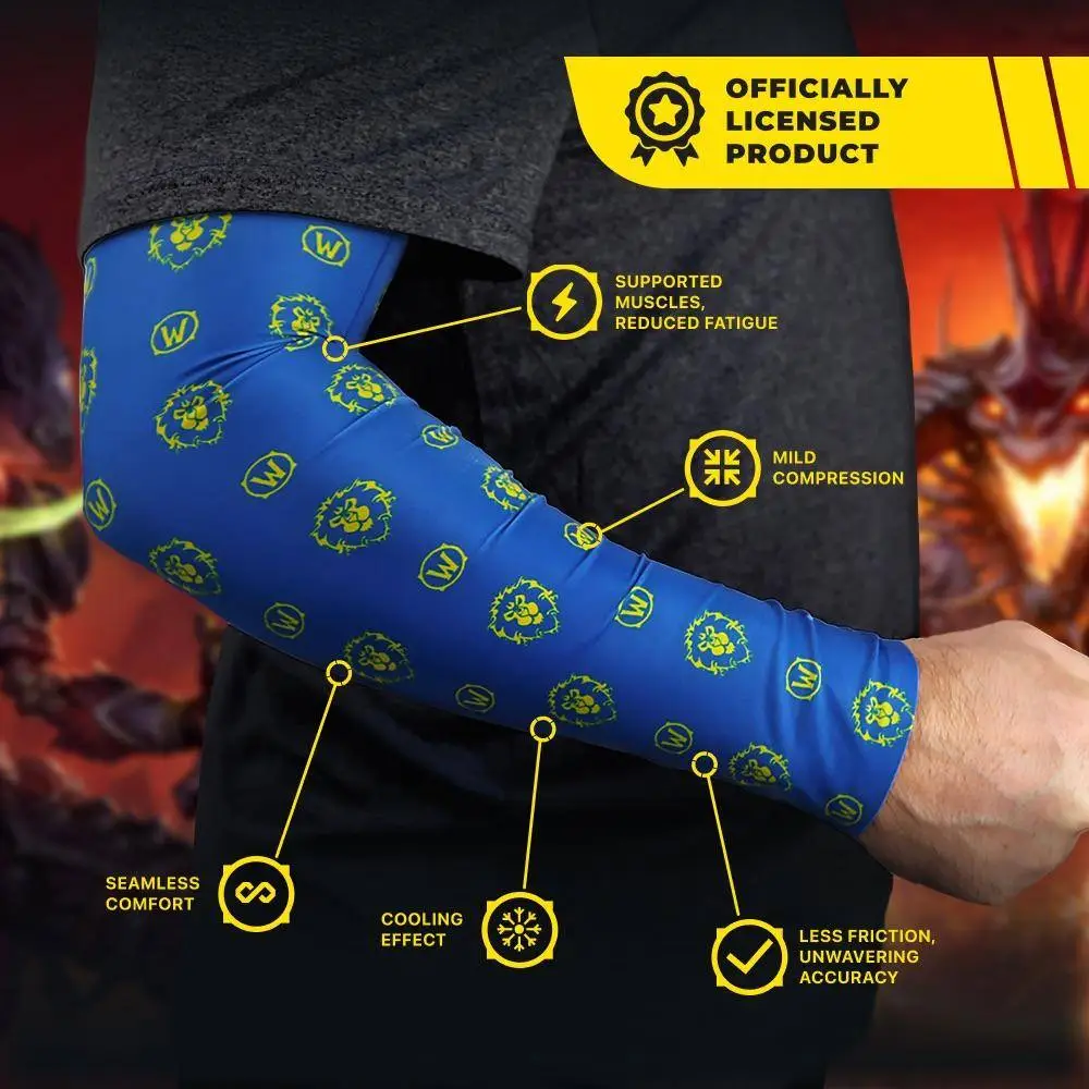 Геймърски ръкав FragOn Arm Sleeve World of Warcraft Alliance - Размер M
