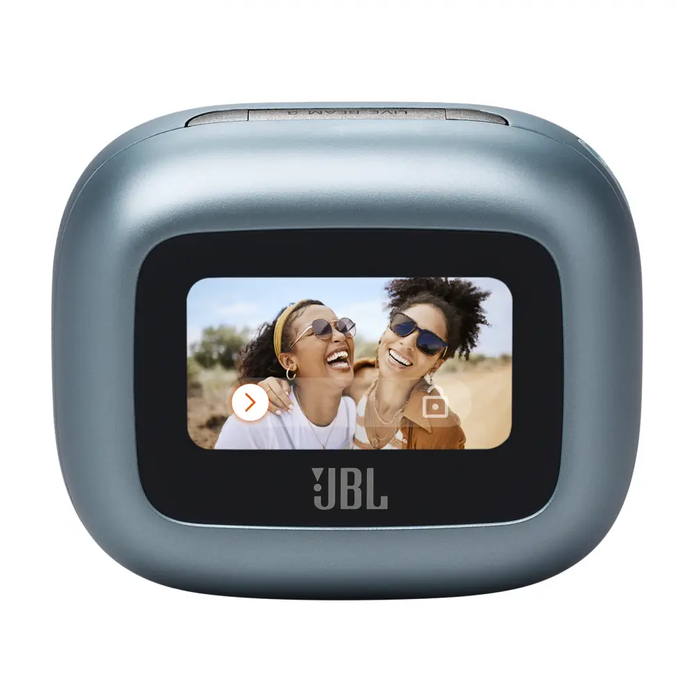 JBL Live Beam 3 Bluetooth Earbuds - Blue