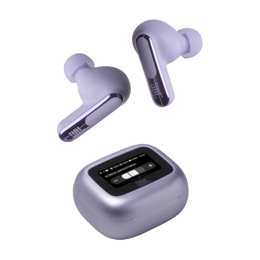 Блутут слушалки-тапи JBL Live Beam 3 - Лилав