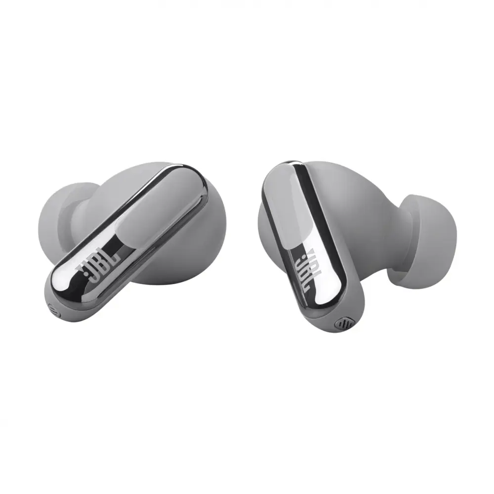 Блутут слушалки-тапи JBL Live Beam 3 - Сребрист