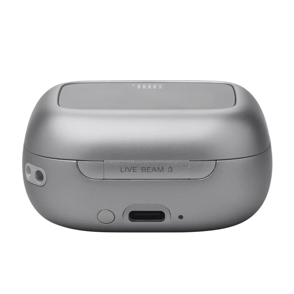 Блутут слушалки-тапи JBL Live Beam 3 - Сребрист