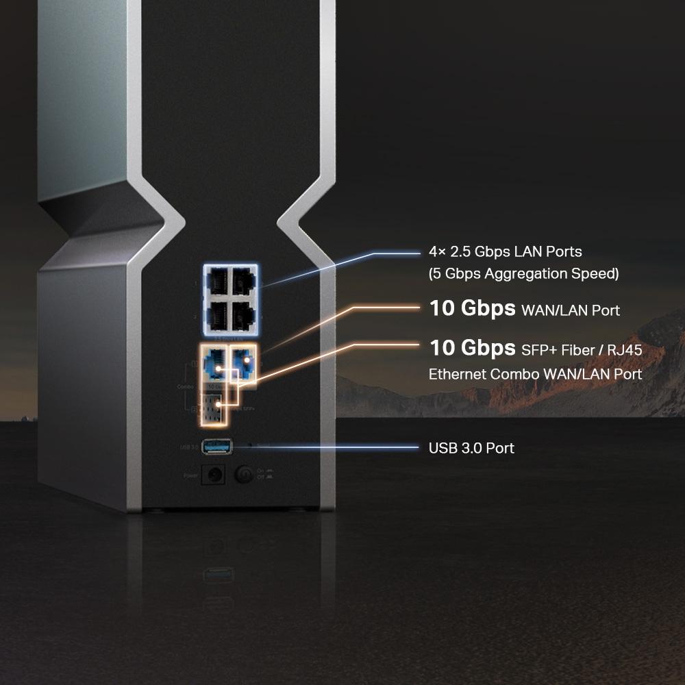 Безжичен рутер TP-Link Archer BE800 Tri-Band Wi-Fi 7