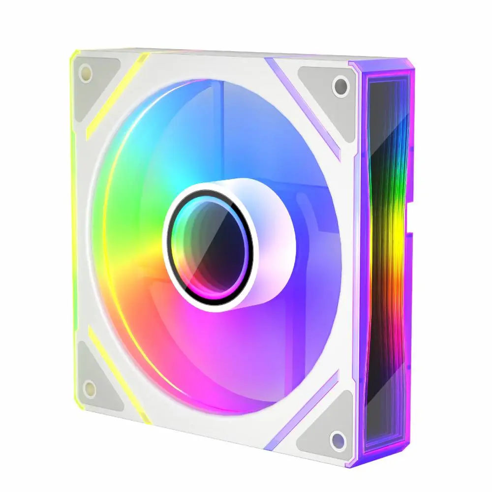 Вентилатор 1stPlayer FC7-WH Fan 120mm Infinity Mirror ARGB - White