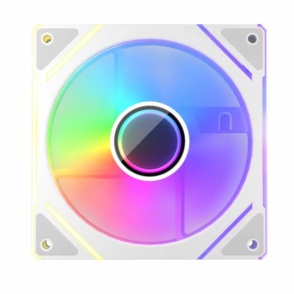 Вентилатор 1stPlayer FC7-WH Fan 120mm Infinity Mirror ARGB - White
