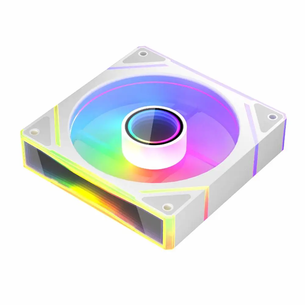 Вентилатор 1stPlayer FC7-WH Fan 120mm Infinity Mirror ARGB - White