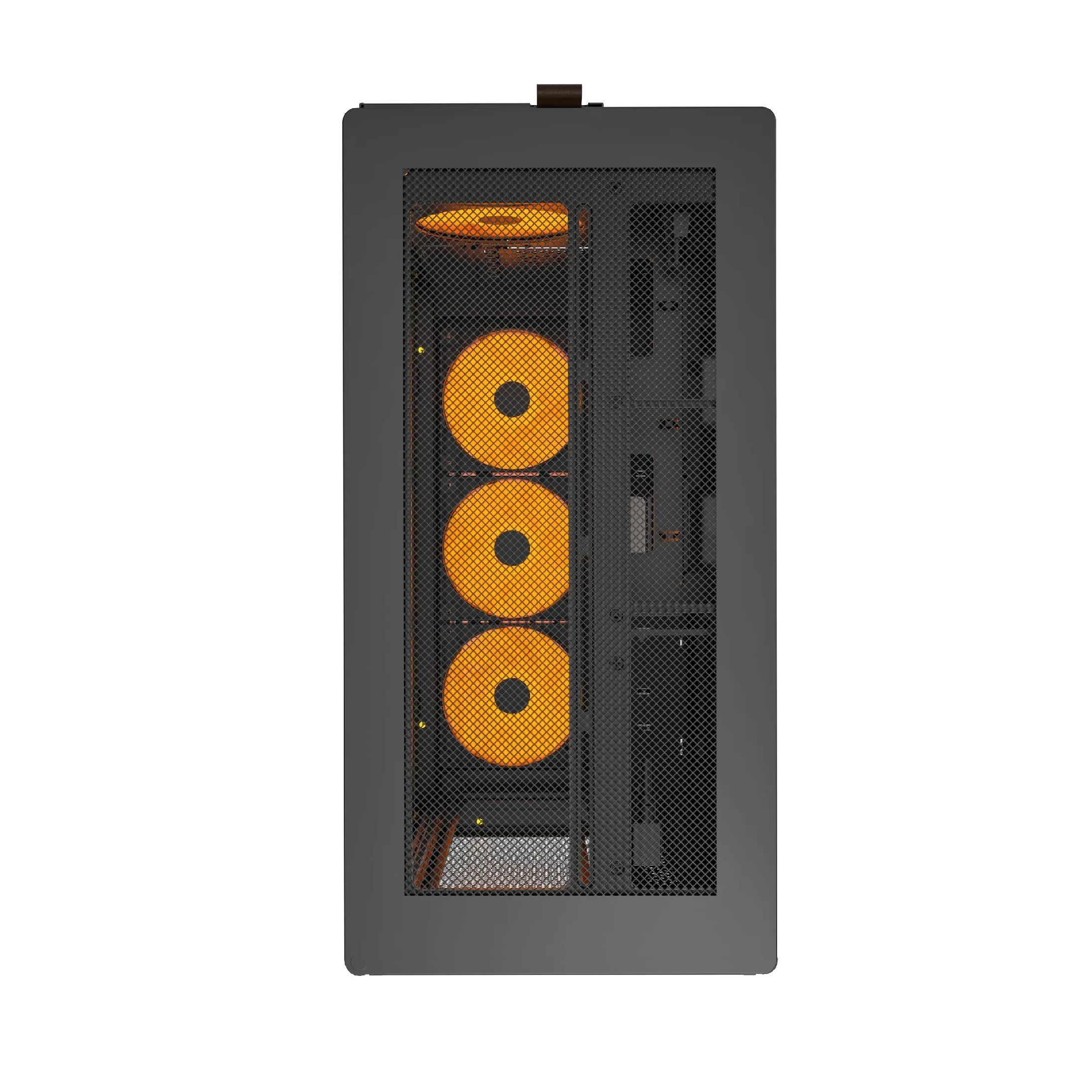 Корпус Montech HS01 PRO (W) Case ATX 5 x 120 mm ARGB Fans, USB-C, Black