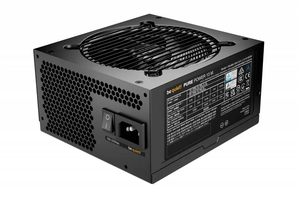 Захранване be quiet! Pure Power 13 M 850W 80 Plus Gold PSU ATX 3.1 - BP027EU