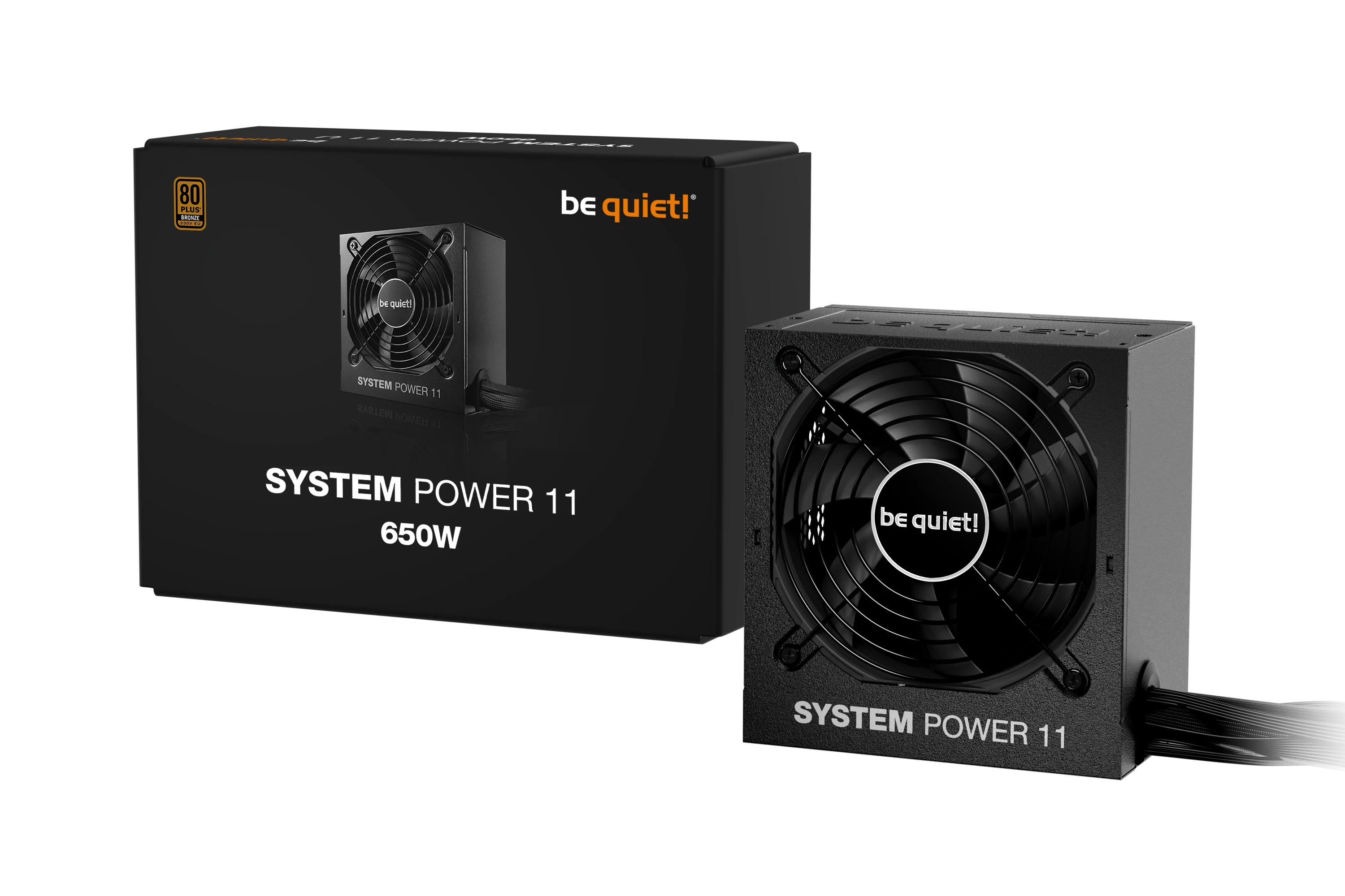Захранване be quiet! SYSTEM POWER 11 650W 80 Plus Bronze PSU ATX 3.1 - BP011EU