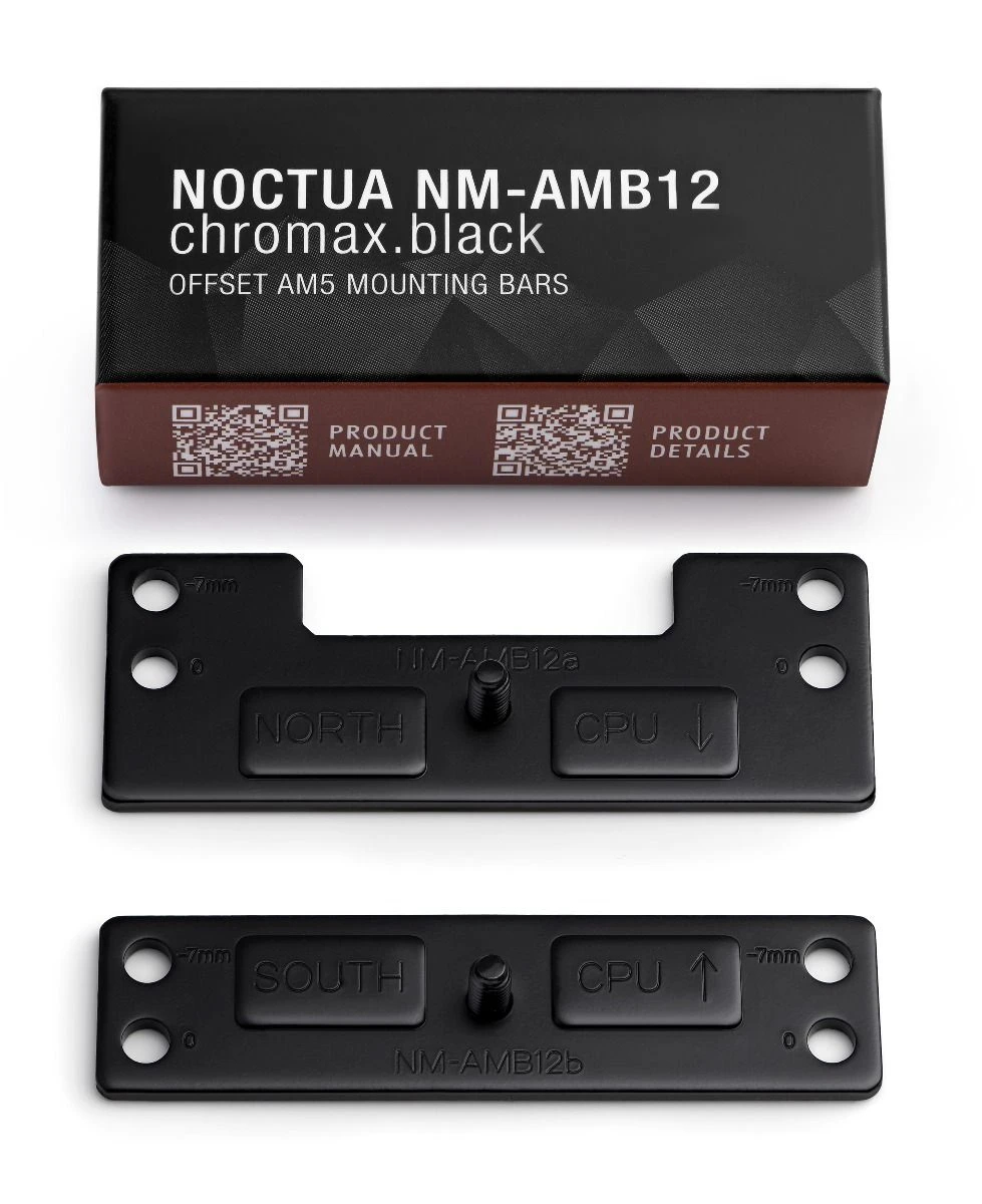 Noctua Mounting KIT - NM-AMB12 chromax.black - AM4/AM5