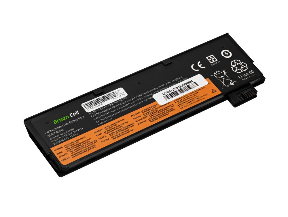Μπαταρία για φορητό υπολογιστή Lenovo ThinkPad T470 T480 T570 T580 T25 01AV422 01AV490 LiPo 11,4V 1950mAh GREEN CELL
