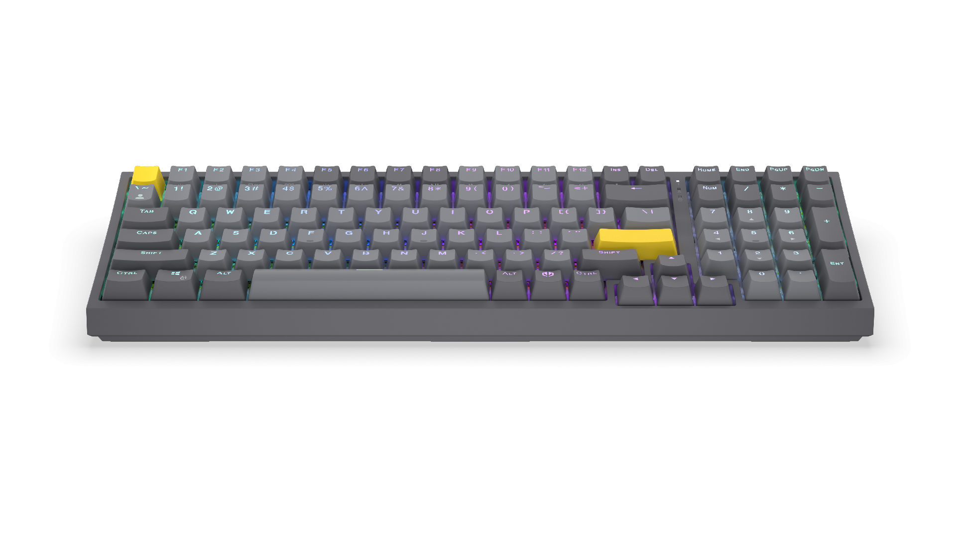 Геймерська бездротова механічна клавіатура ENDORFY Celeris 1800 - Endorfy Yellow Switch