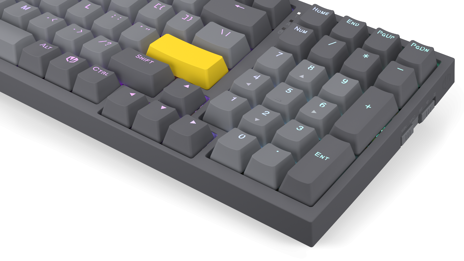 Геймерська бездротова механічна клавіатура ENDORFY Celeris 1800 - Endorfy Yellow Switch