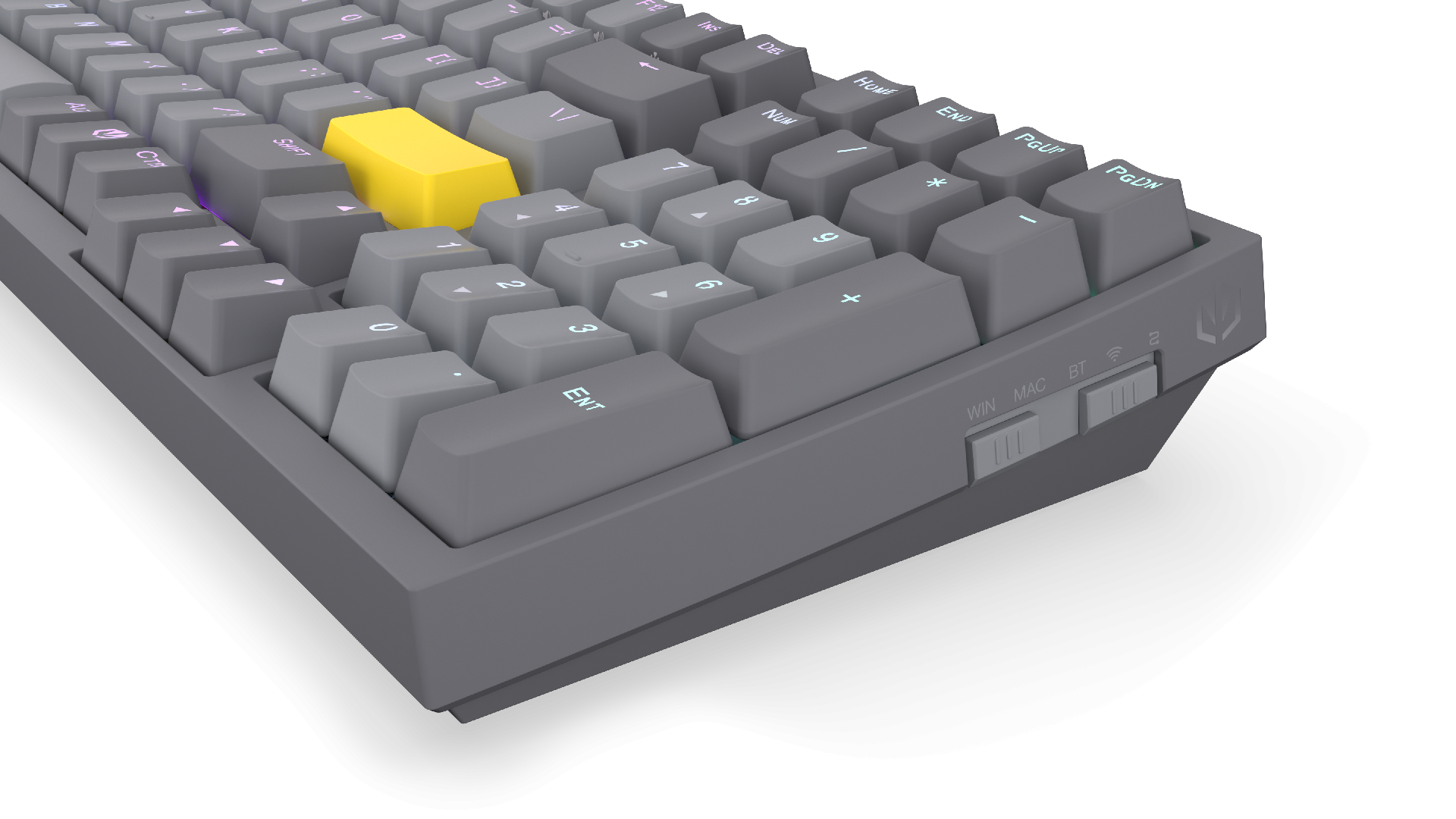 Геймерська бездротова механічна клавіатура ENDORFY Celeris 1800 - Endorfy Yellow Switch