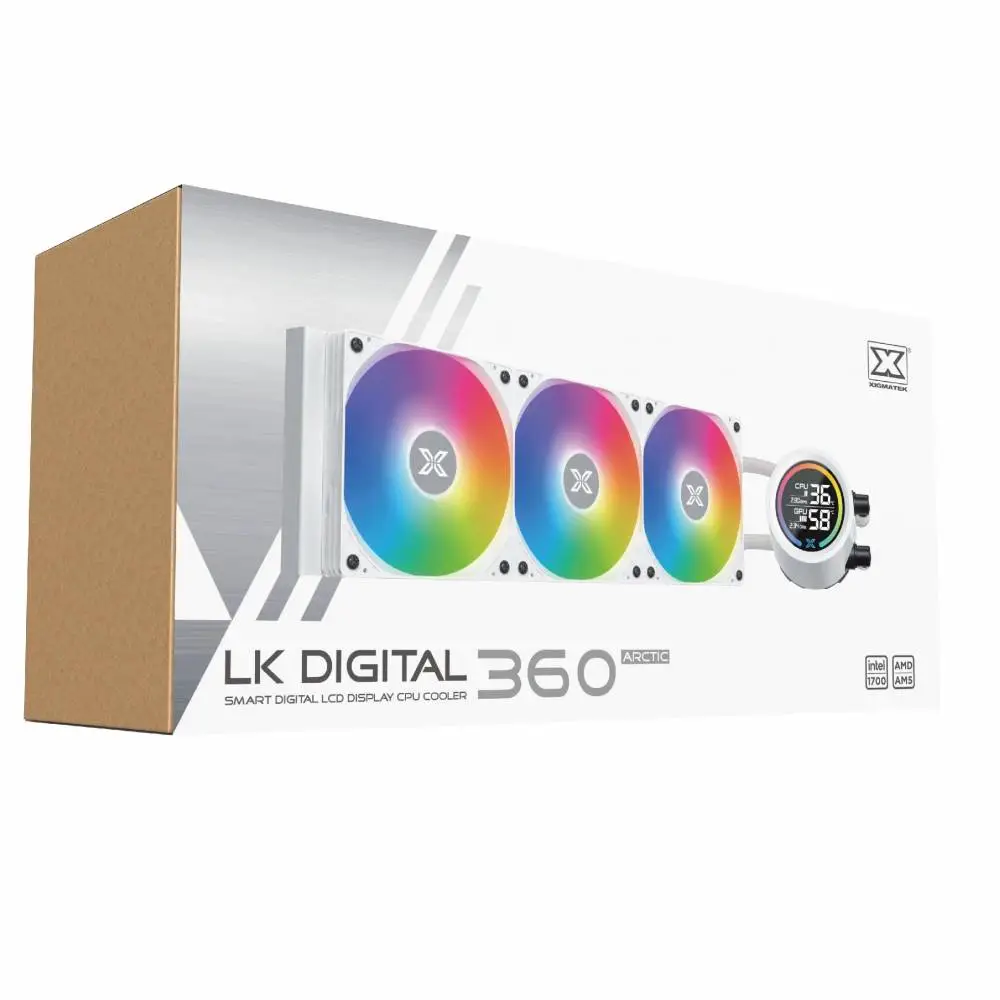 Водно охлаждане Xigmatek LK 360 Digital Arctic Water Cooling LED Display A-RGB