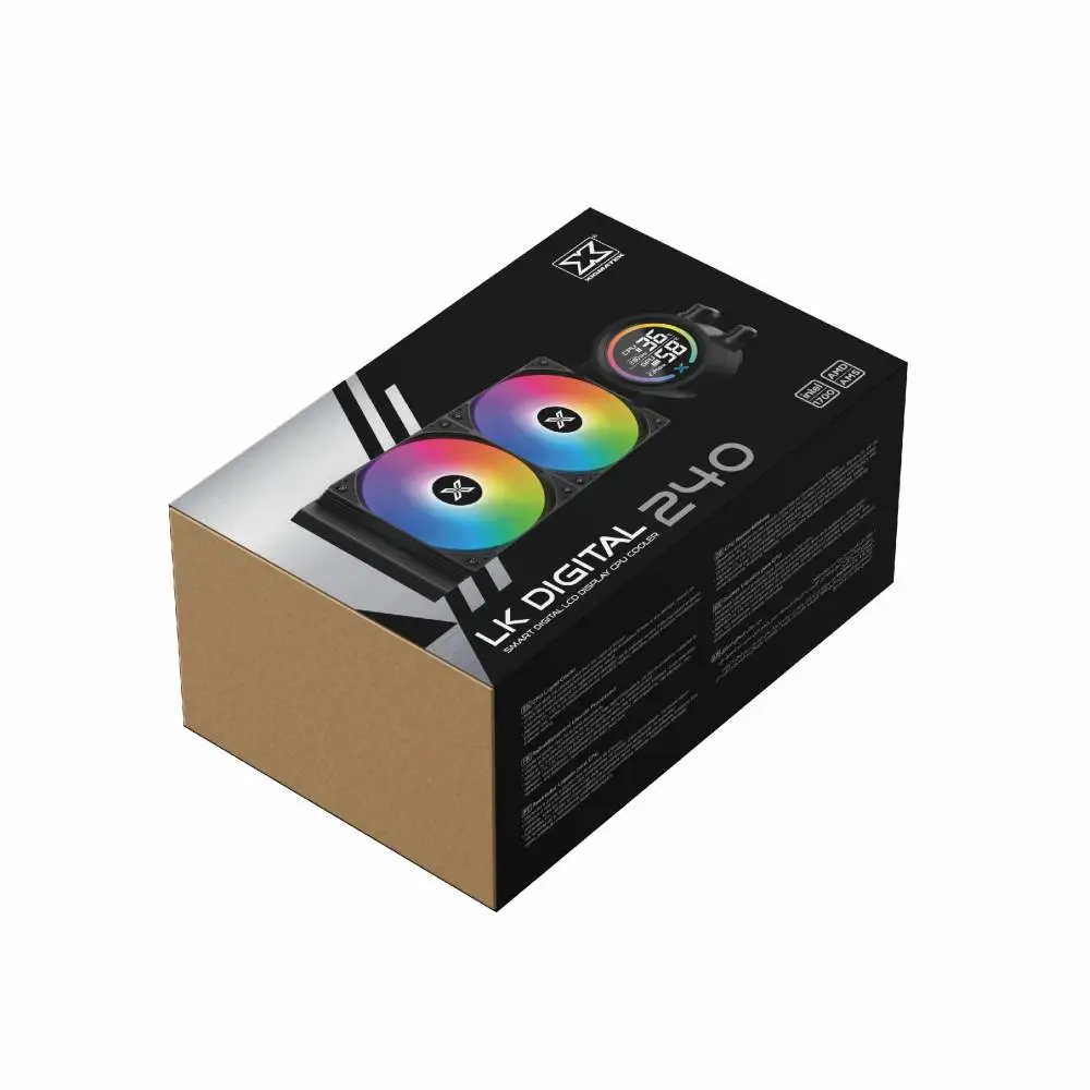 Водно охлаждане Xigmatek LK 240 Digital Water Cooling LED Display A-RGB - EN45929