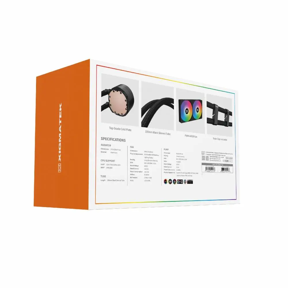 Водно охлаждане Xigmatek FENIX 240 Water Cooling ARGB - EN42973