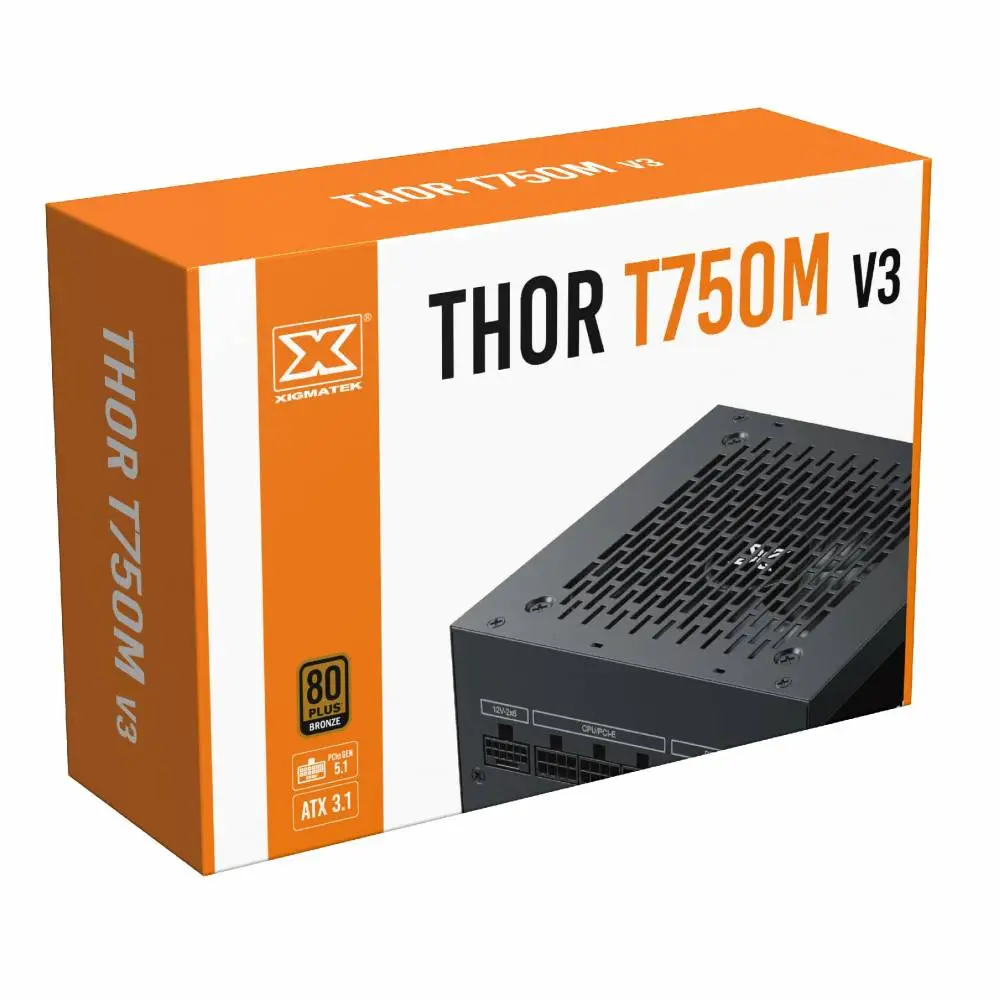 Τροφοδοτικό Xigmatek Thor T750M V3 750W 80 Plus Bronze PSU ATX 3.1 - EN43291