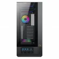 Кутия Xigmatek Vision Pro Case EATX 8 ARGB Fans, LCD Display Panel, Smart Fan Control