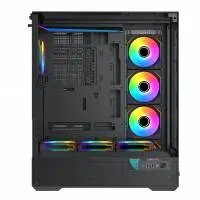 Кутия Xigmatek Vision Pro Case EATX 8 ARGB Fans, LCD Display Panel, Smart Fan Control