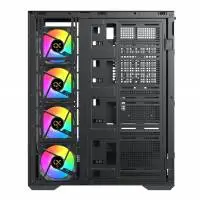Кутия Xigmatek Vision Pro Case EATX 8 ARGB Fans, LCD Display Panel, Smart Fan Control