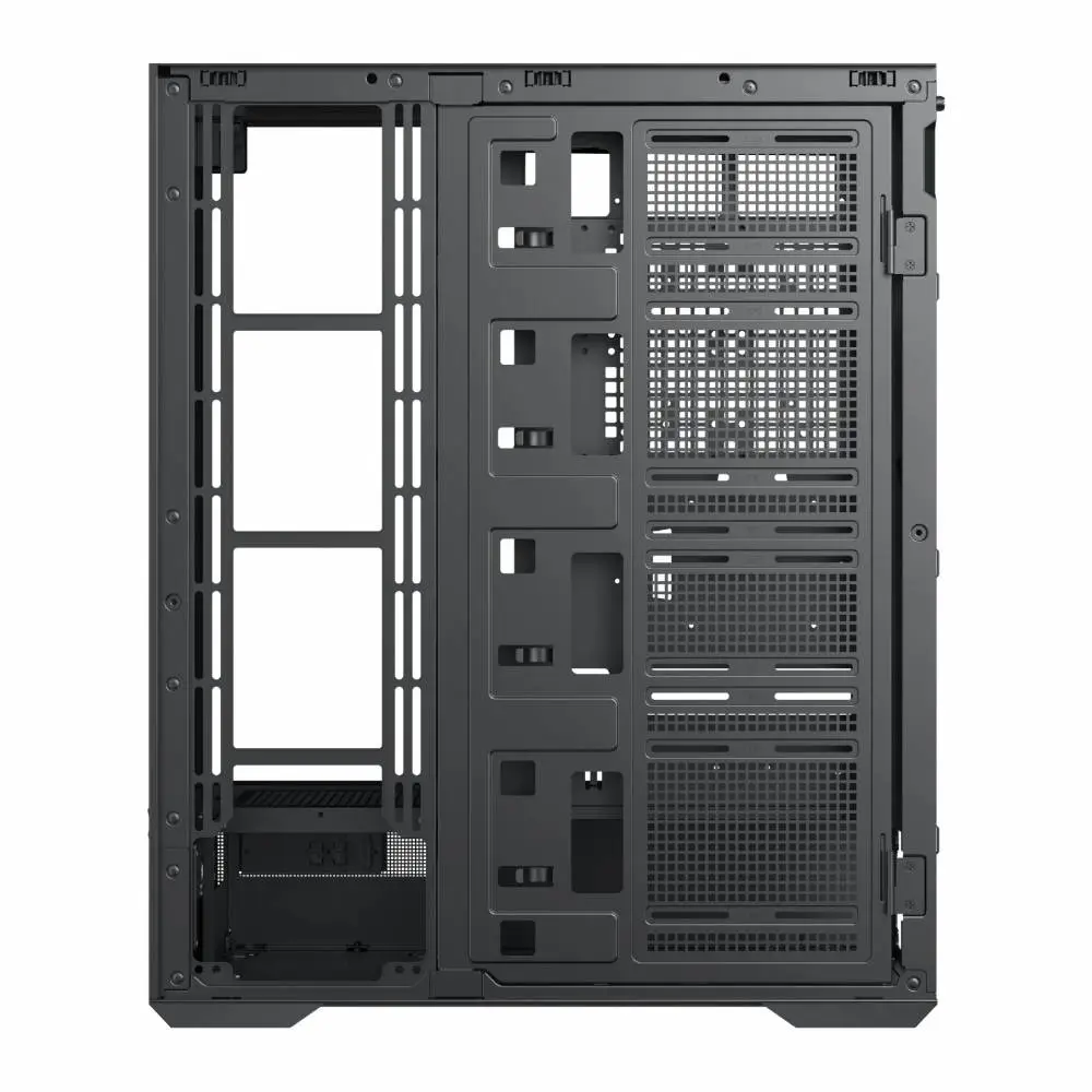 Кутия Xigmatek Vision Pro Case EATX 8 ARGB Fans, LCD Display Panel, Smart Fan Control