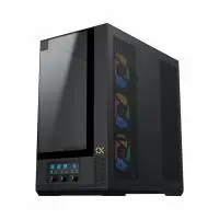 Кутия Xigmatek Vision Case EATX 7 ARGB Fans, LCD Display Panel, Smart Fan Control