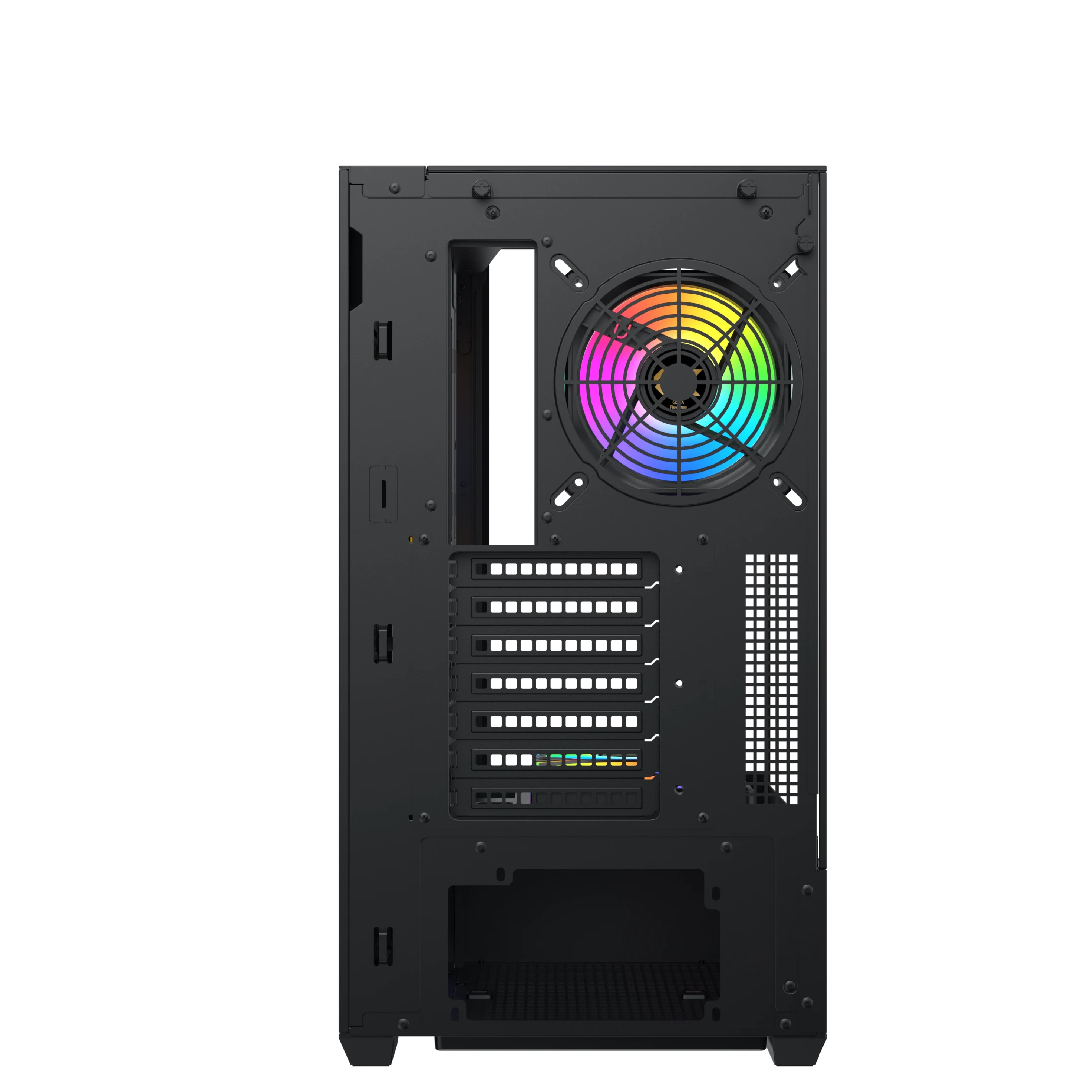 Кутия Xigmatek Vision Case EATX 7 ARGB Fans, LCD Display Panel, Smart Fan Control
