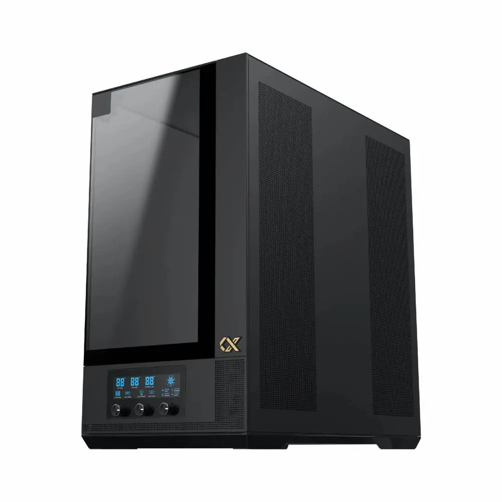 Кутия Xigmatek Vision Case EATX 7 ARGB Fans, LCD Display Panel, Smart Fan Control