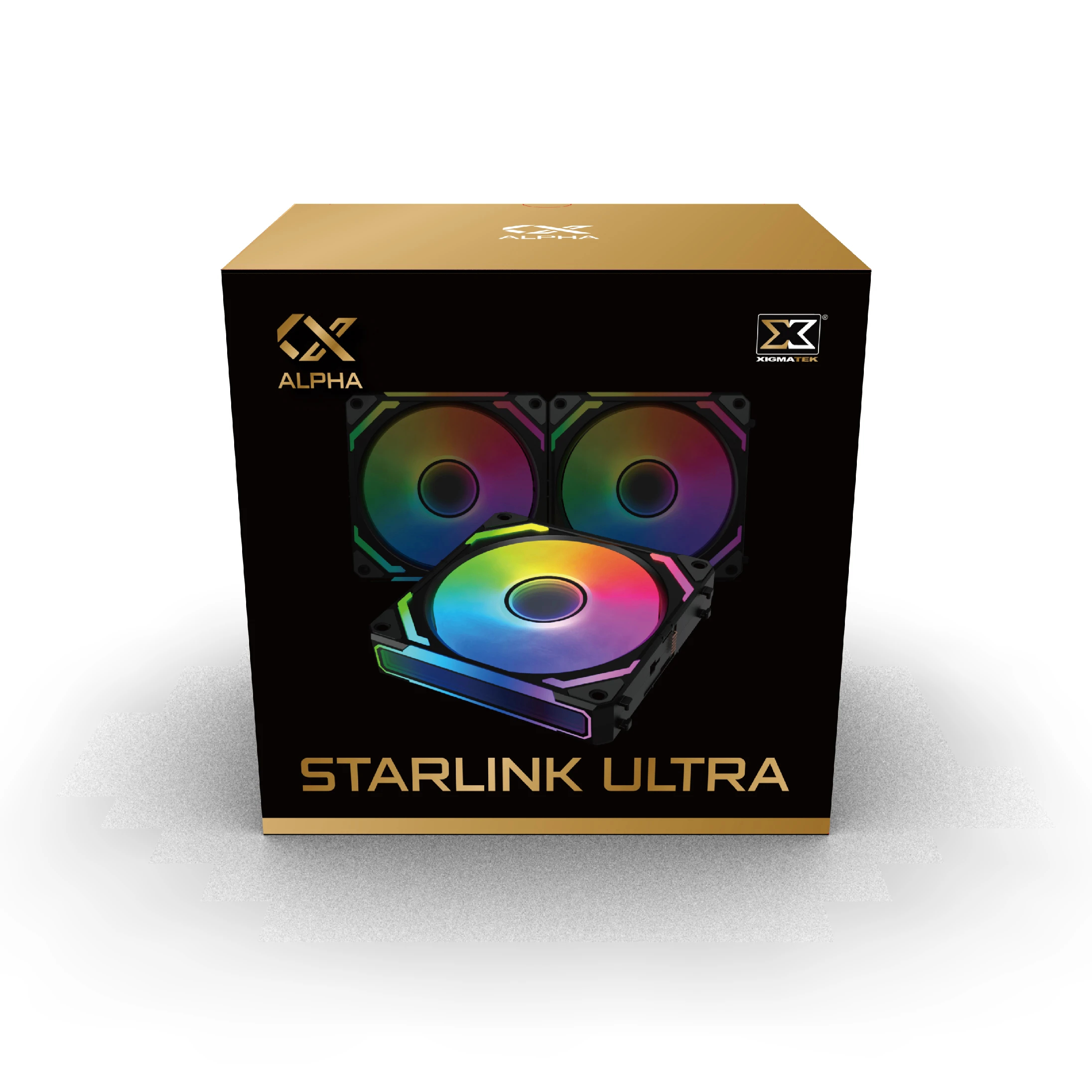 Вентилатори Xigmatek Starlink Ultra Fan Pack 3-in-1 3x120mm Infinity Mirror A-RGB