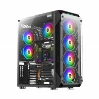 Кутия Xigmatek Overtake Case EATX 6 ARGB Fans