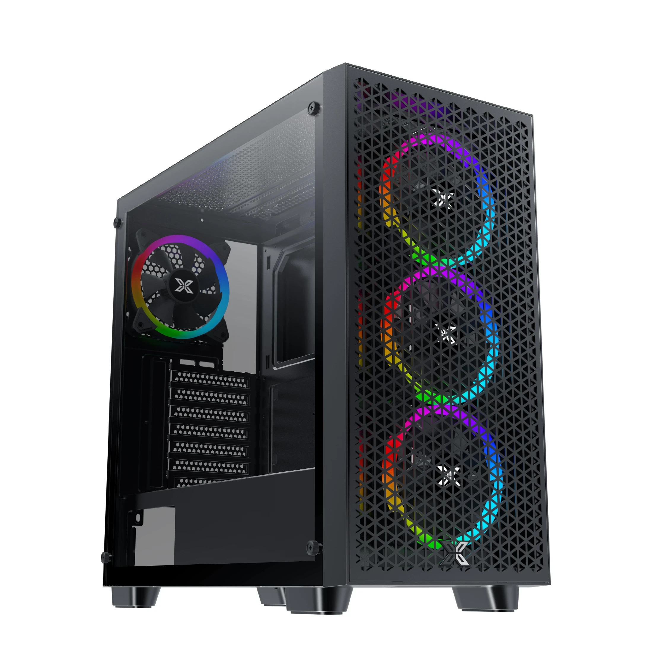 Кутия Xigmatek Gaming G Pro Case EATX Mesh 4 ARGB fans