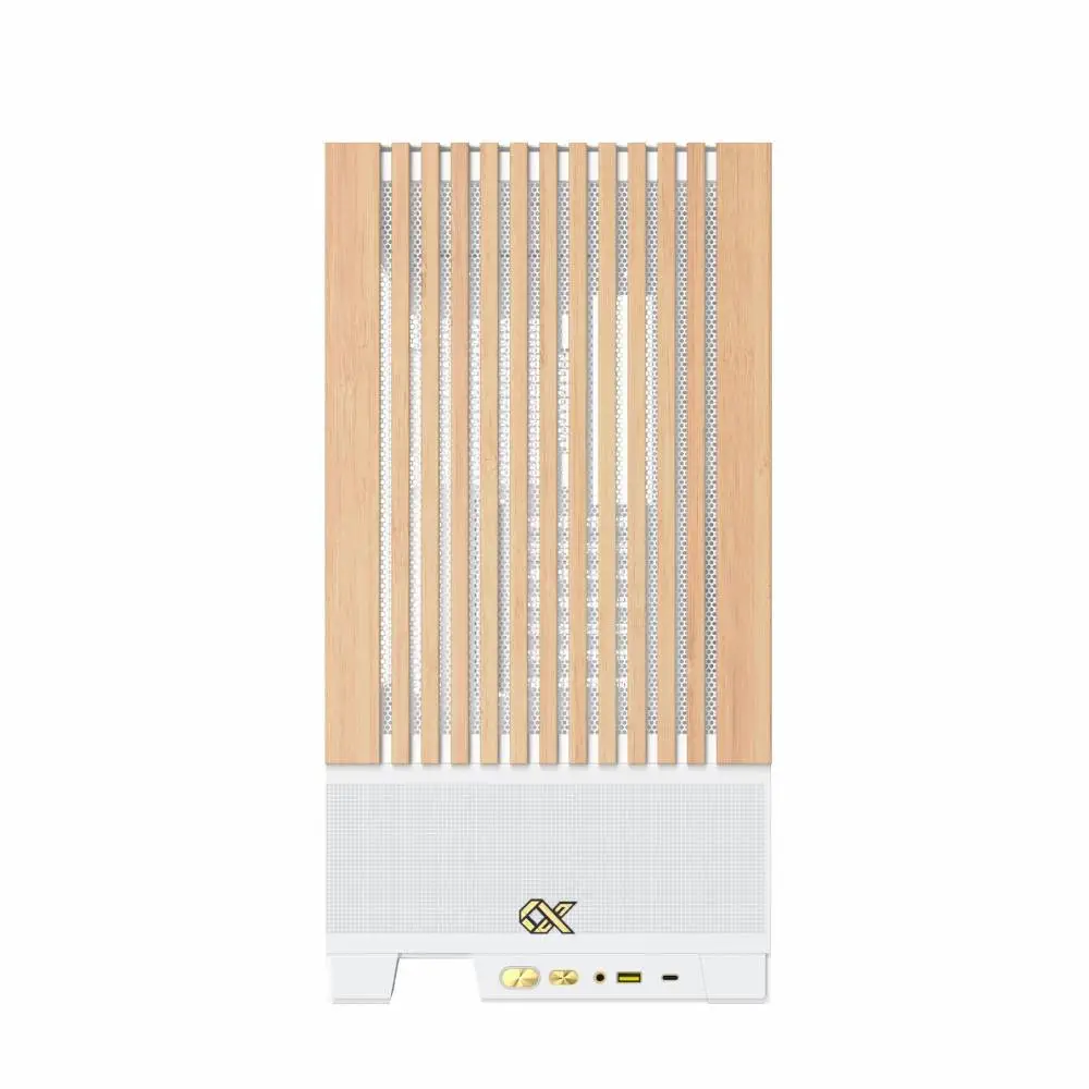 Кутия Xigmatek Endorphin WD Arctic Case EATX Addressable RGB Wood