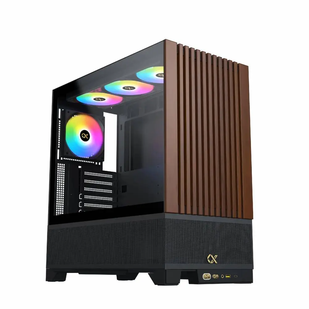 Кутия Xigmatek Endorphin WD Case EATX Addressable RGB Wood