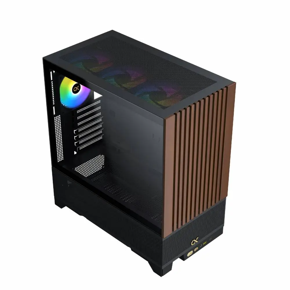 Кутия Xigmatek Endorphin WD Case EATX Addressable RGB Wood