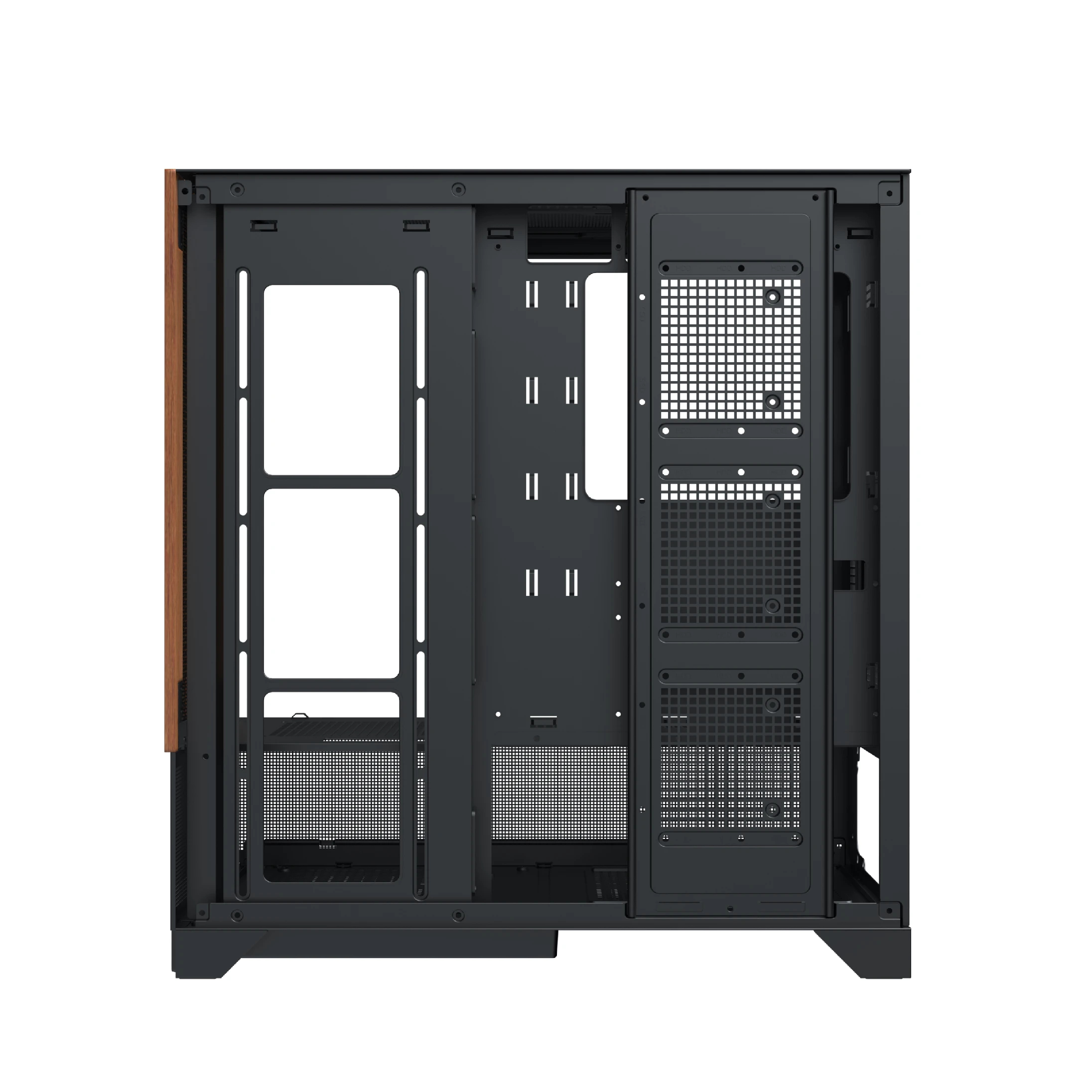 Кутия Xigmatek Endorphin WD Case EATX Addressable RGB Wood
