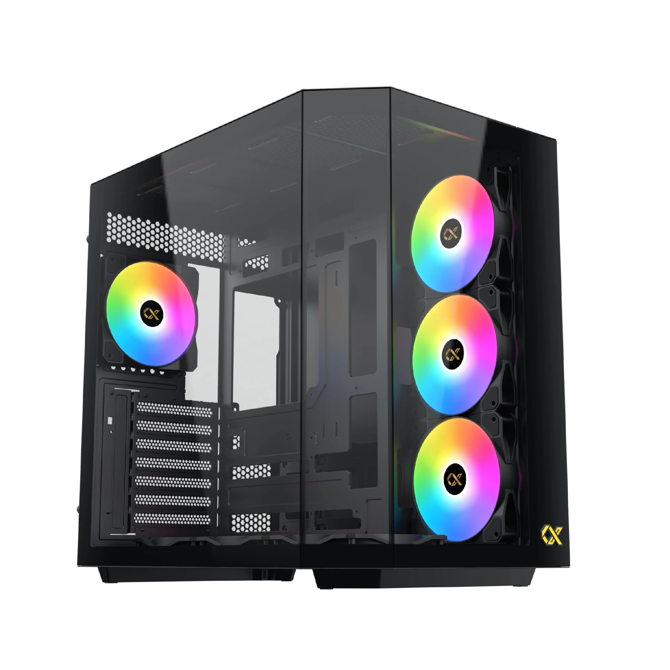 Кутия Xigmatek Cubi II Case EATX 7 ARGB Fans