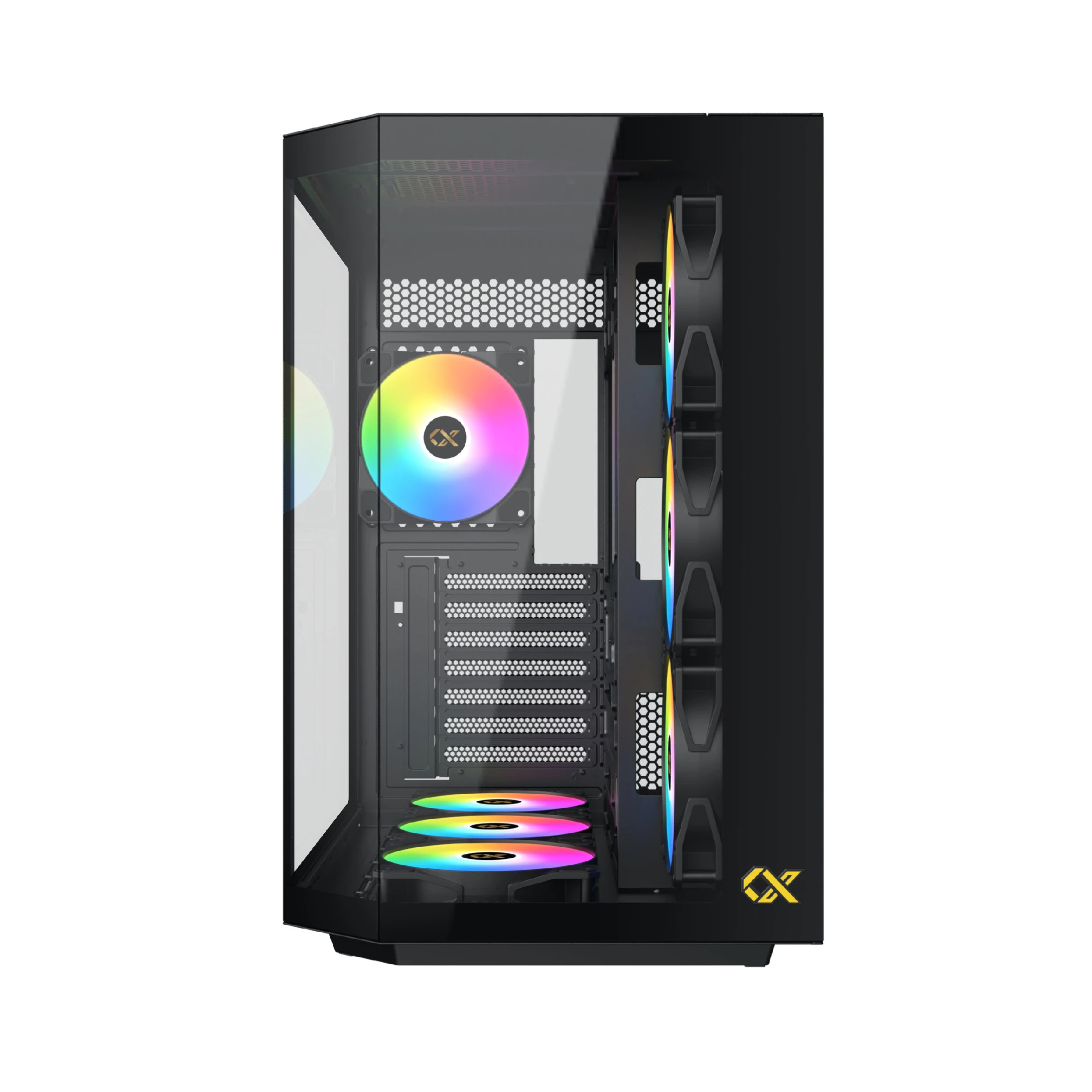 Кутия Xigmatek Cubi II Case EATX 7 ARGB Fans