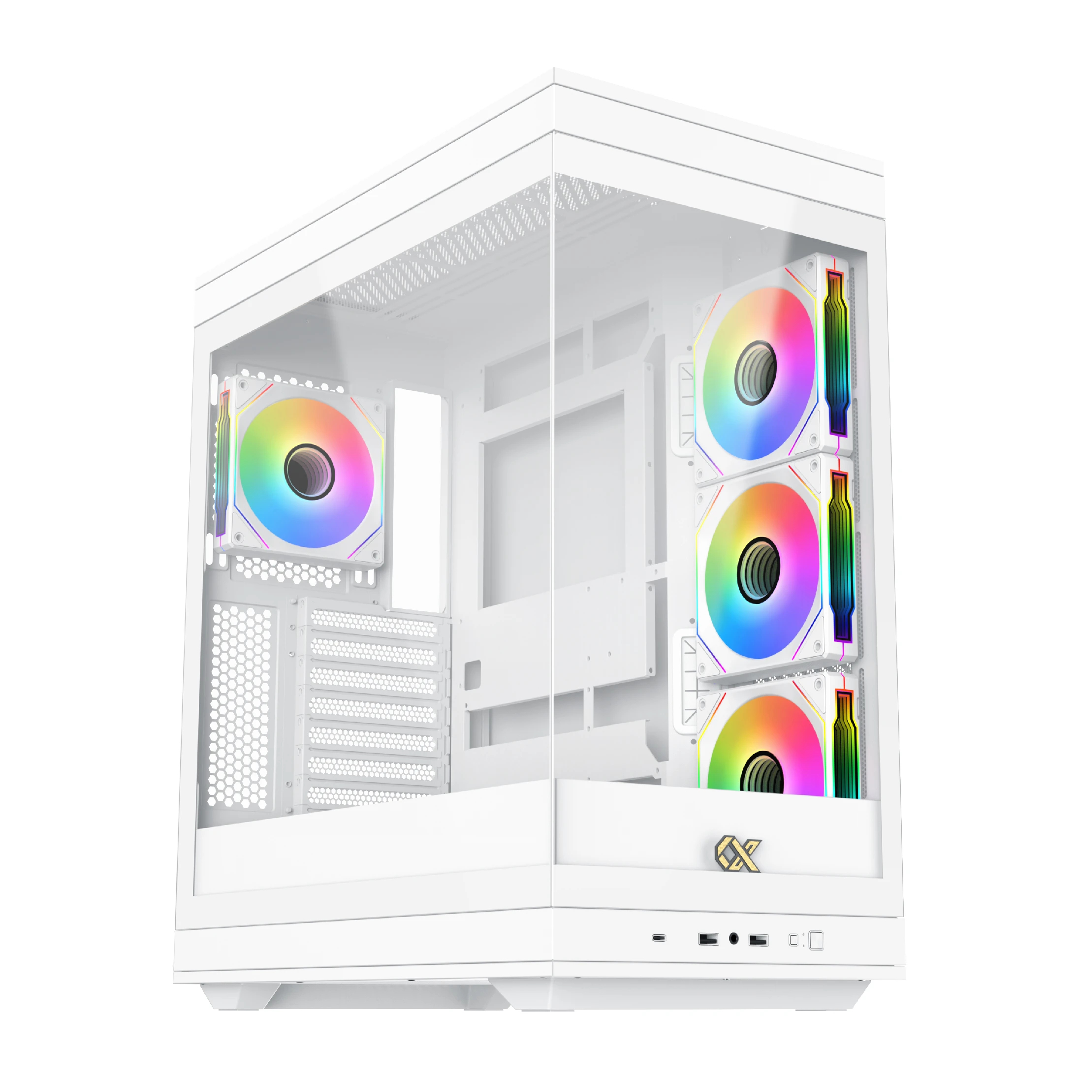 Case Xigmatek Meta Arctic Case EATX 4 x 120 mm ARGB fans - EN45073