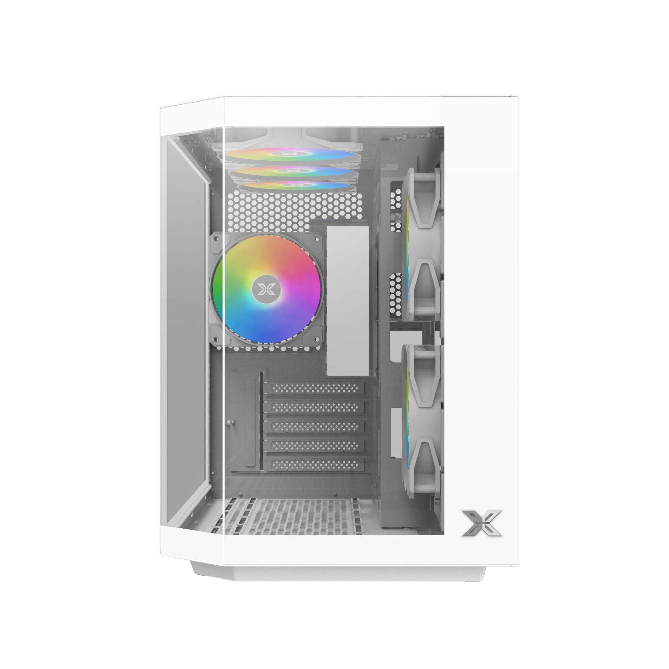 Кутия Xigmatek Cubi M Arctic Case mATX 6 ARGB Fans - EN42805