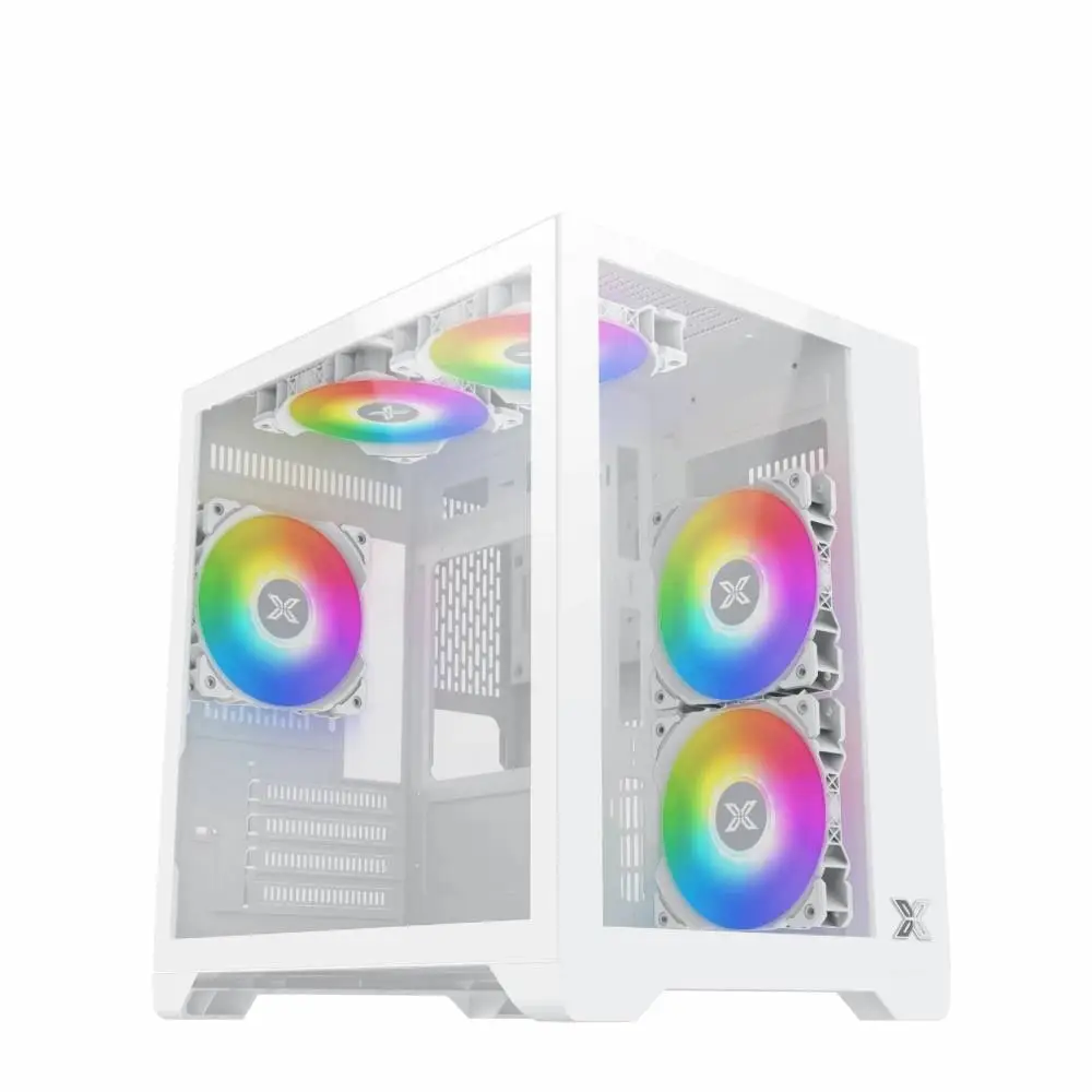 Кутия Xigmatek Aqua M Lite Arctic Case mATX 5 ARGB Fans - EN44427