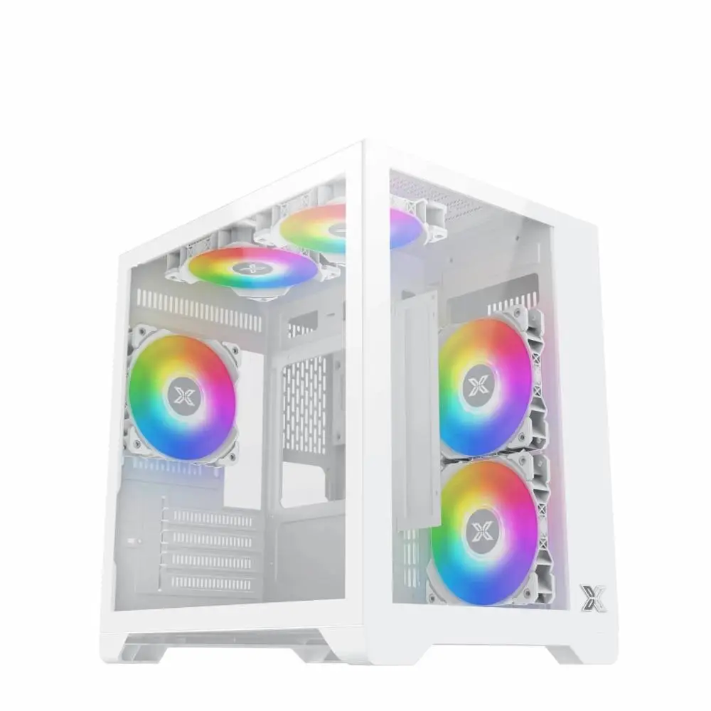 Кутия Xigmatek Aqua M Lite Arctic Case mATX 5 ARGB Fans - EN44427