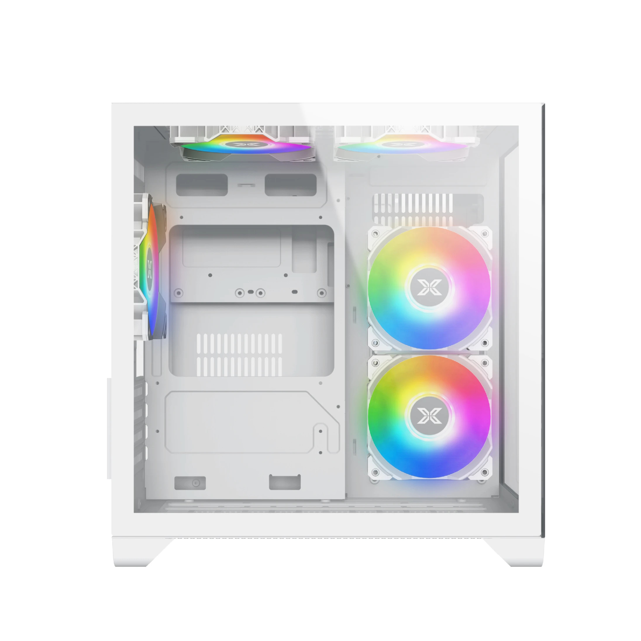 Кутия Xigmatek Aqua M Lite Arctic Case mATX 5 ARGB Fans - EN44427