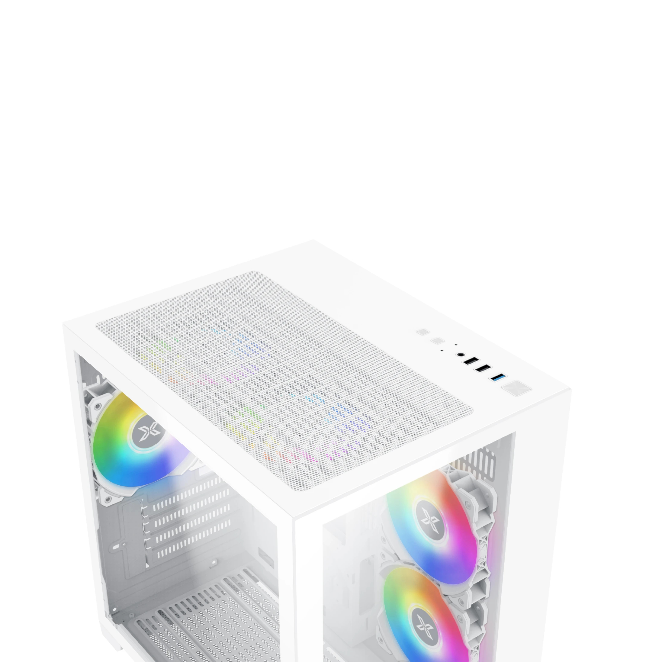 Кутия Xigmatek Aqua M Lite Arctic Case mATX 5 ARGB Fans - EN44427