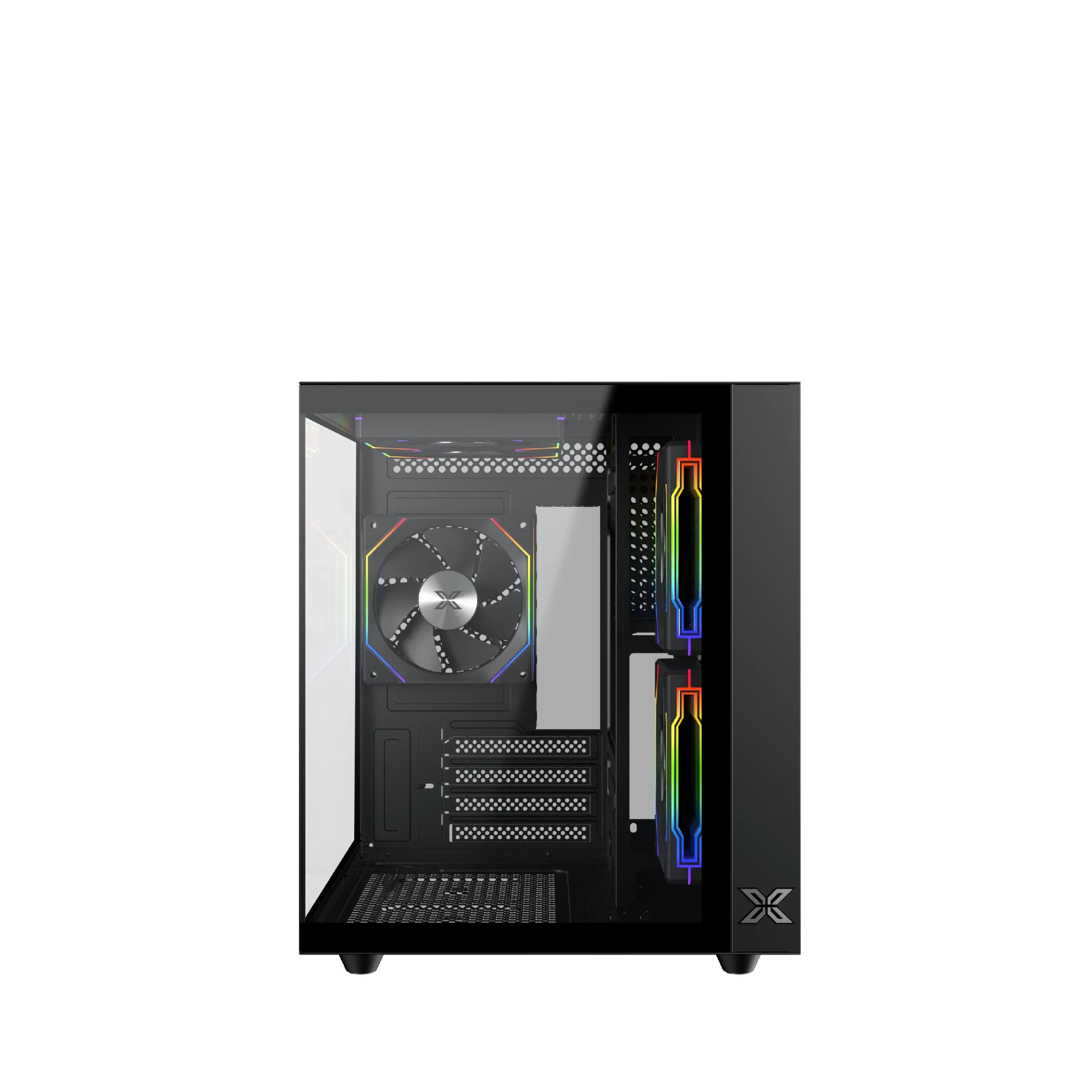 Кутия Xigmatek Aqua M Lite Case mATX 5 ARGB Fans - EN44410 