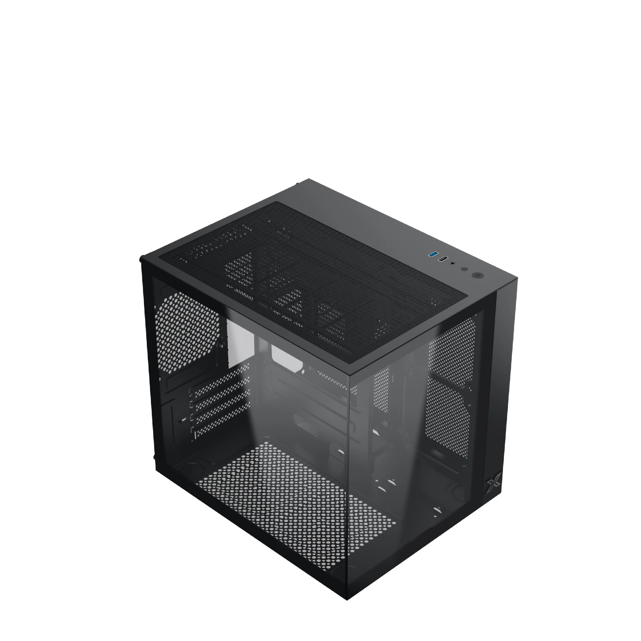 Кутия Xigmatek Aqua M Lite Case mATX 5 ARGB Fans - EN44410 